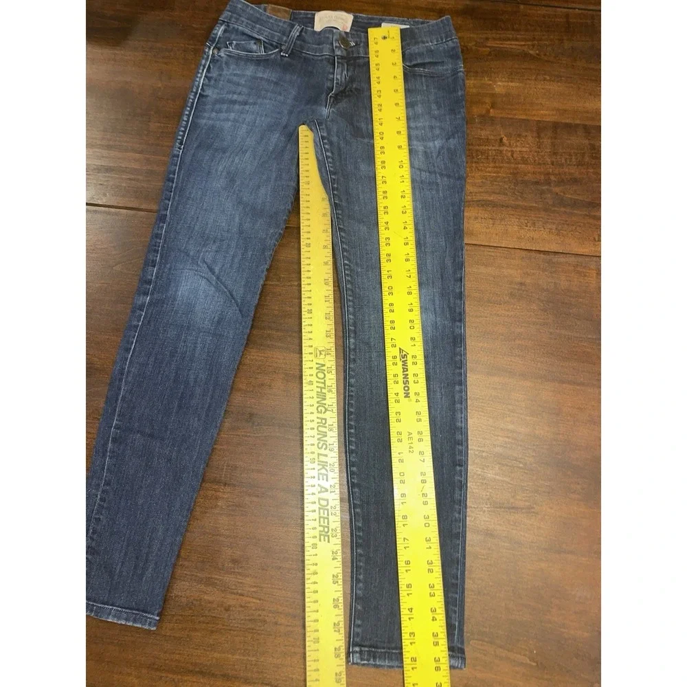 Dylan George & Co Kendra Reg Rise Skinny Blue Denim Jeans Womens Size 28